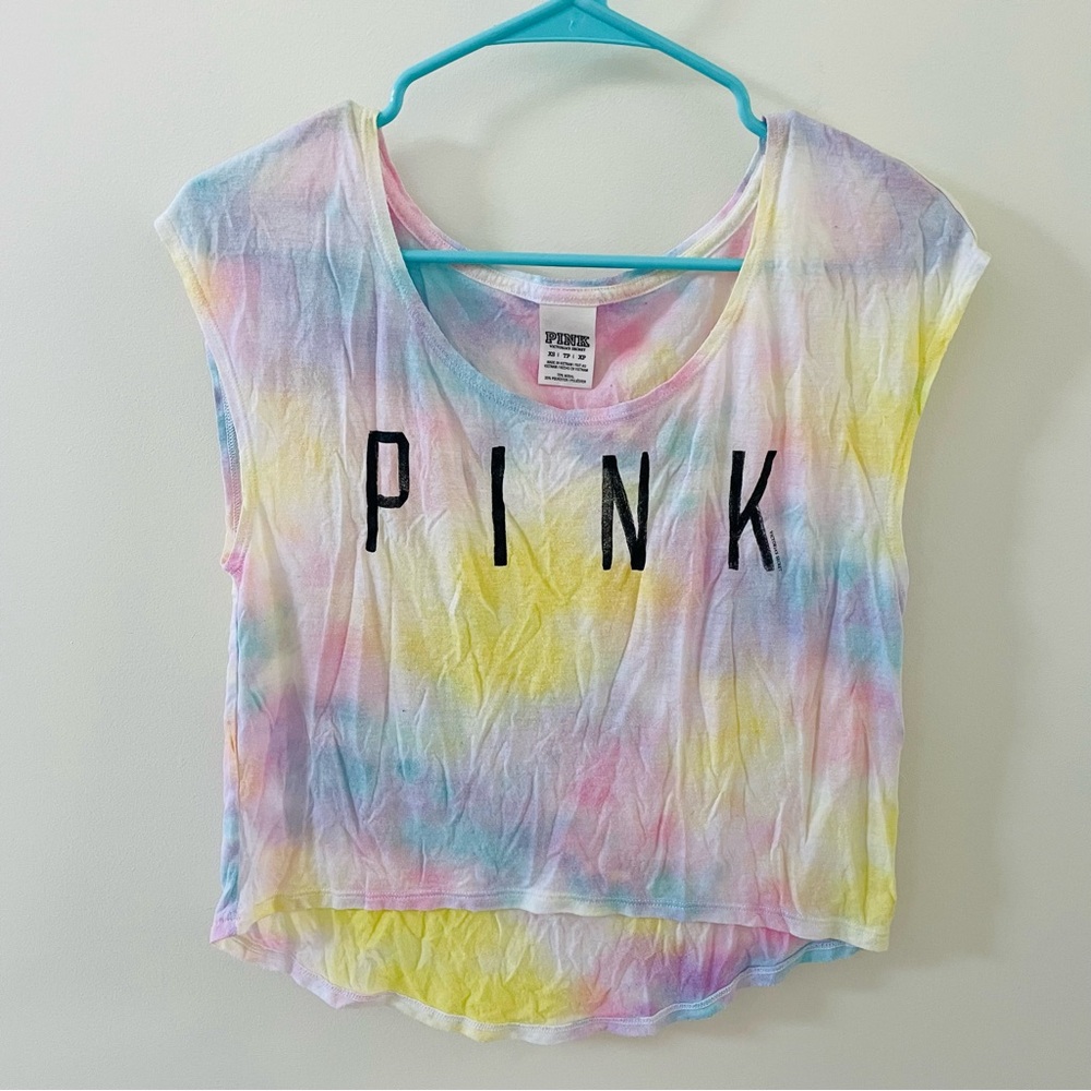 PINK Victoria’s Secret Tie Dye Top Size XS